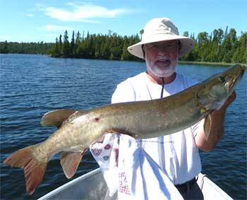 Fabulous Fishing for Big Muskie at Fireside Lodge in Canada